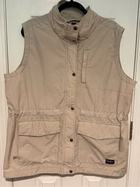 Eddie Bauer Light Beige Utility Vest